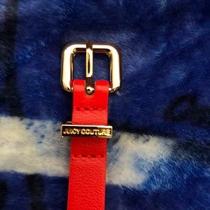 Juicy couture red belt